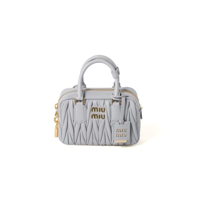 MIU MIU ARCADIE MATELASSÉ NAPPA LEATHER BAG 5BB123 (19*13*6cm)
